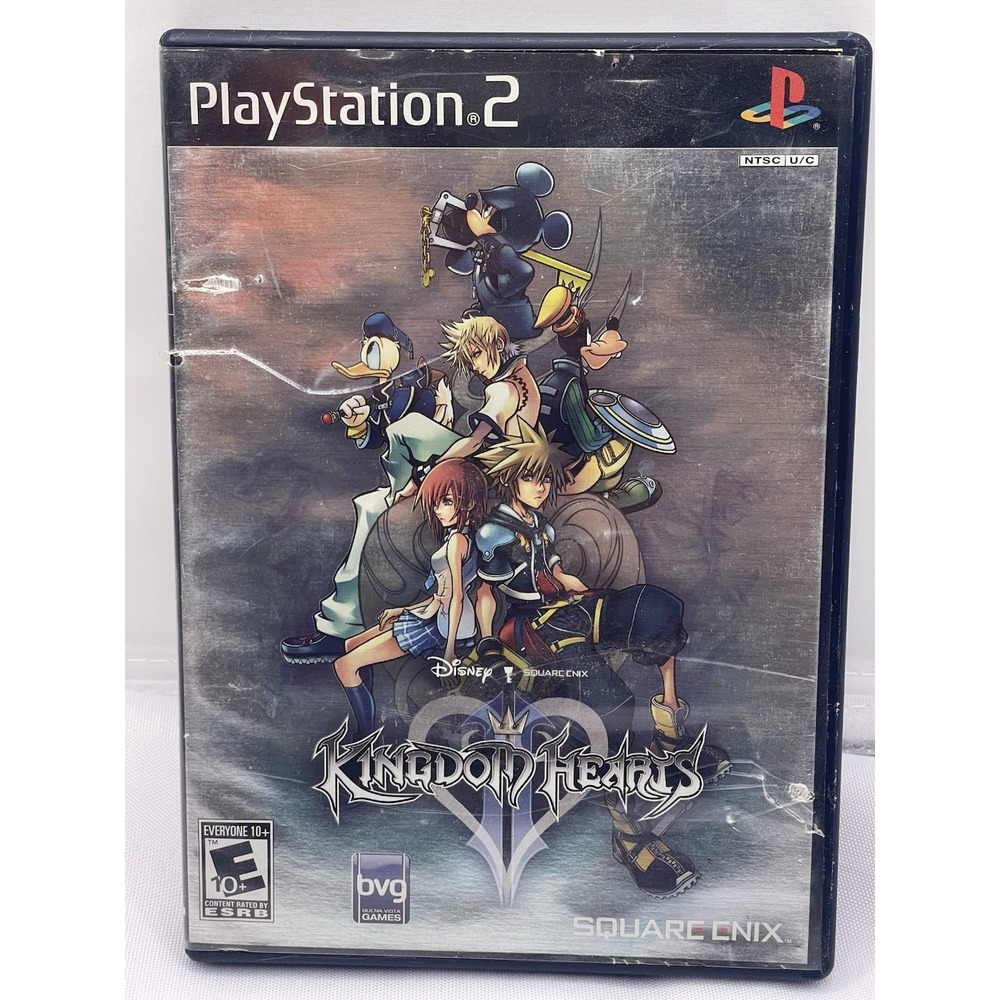 Kingdom Hearts II 2 (PlayStation 2, 2006) CIB COMPLETE + MANUAL PS2